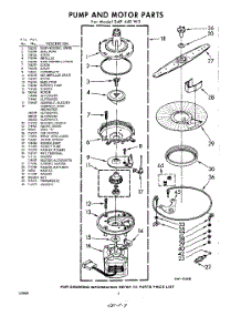 08 - Pump And Motor parts for Whirlpool SAF440W3 / from AppliancePartsPros.com
