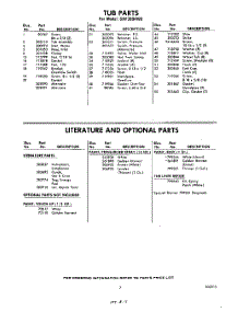 07 - Lit / Optional parts for Whirlpool Dishwasher SHF3804W0 / from AppliancePartsPros.com