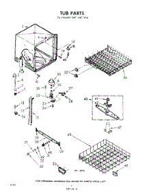 06 - Tub parts for Whirlpool SAF440W4 / from AppliancePartsPros.com