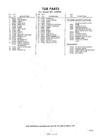 07 - Lit / Optional parts for Whirlpool SDF4500W1 / from AppliancePartsPros.com