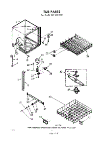 06 - Tub parts for Whirlpool SAF450W0 / from AppliancePartsPros.com