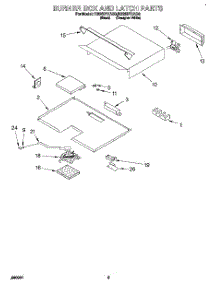 04 - Burner Box parts for Whirlpool Oven RB262PXAQ0 / from AppliancePartsPros.com