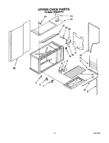09 - Upper Oven parts for Whirlpool Range SE960PEYN1 / from AppliancePartsPros.com