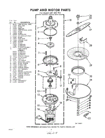 08 - Pump And Motor parts for Whirlpool SAF450W4 / from AppliancePartsPros.com