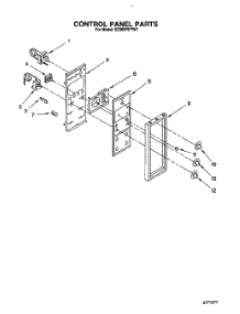 05 - Control Panel parts for Whirlpool Range SE960PEYN2 / from AppliancePartsPros.com
