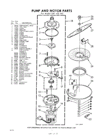 09 - Pump And Motor parts for Whirlpool SAF450W5 / from AppliancePartsPros.com