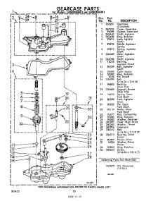 10 - Gear Case parts for Whirlpool Washer LA5605XKW1 / from AppliancePartsPros.com