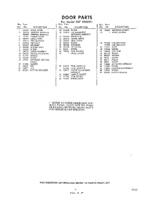 05 - Section parts for Whirlpool SDF5000W1 / from AppliancePartsPros.com