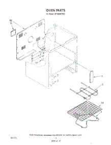 04 - Oven , Lit / Optional parts for Whirlpool Range RF3000XVN0 / from AppliancePartsPros.com
