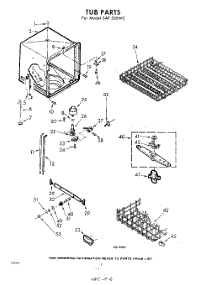 06 - Tub parts for Whirlpool SAF500W0 / from AppliancePartsPros.com