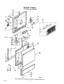 04 - Door parts for Whirlpool SDF5000W2 / from AppliancePartsPros.com