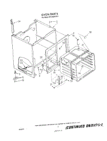 05 - Section parts for Whirlpool Range RF3000XVN1 / from AppliancePartsPros.com
