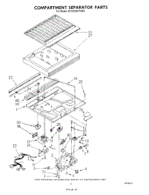 04 - Compartment Separator parts for Whirlpool Refrigerator ET22DMXTM00 / from AppliancePartsPros.com