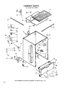 02 - Cabinet parts for Whirlpool SAF500W1 / from AppliancePartsPros.com