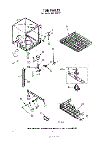 06 - Tub parts for Whirlpool SAF500W1 / from AppliancePartsPros.com