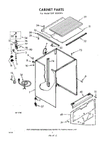 02 - Cabinet parts for Whirlpool SDF5000W4 / from AppliancePartsPros.com