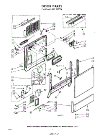 04 - Door parts for Whirlpool SAF500W2 / from AppliancePartsPros.com