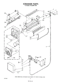 08 - Ice Maker parts for Whirlpool Refrigerator ET22DMXTN00 / from AppliancePartsPros.com