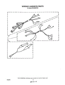 07 - Wiring Harness parts for Whirlpool Range RF3000XVN3 / from AppliancePartsPros.com