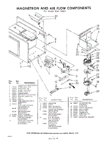 06 - Magnetron And Air Flow parts for Whirlpool REM70001 / from AppliancePartsPros.com