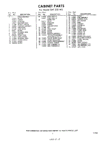 03 - Section parts for Whirlpool SAF530W0 / from AppliancePartsPros.com