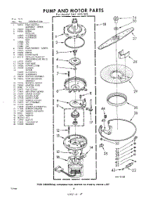 08 - Pump And Motor parts for Whirlpool SAF530W0 / from AppliancePartsPros.com
