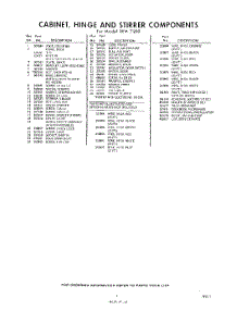 05 - Lit / Optional parts for Whirlpool REM7200 / from AppliancePartsPros.com