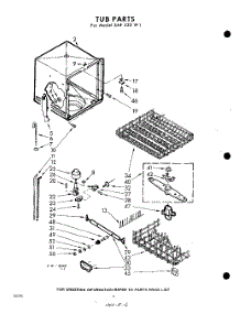 06 - Tub parts for Whirlpool SAF530W1 / from AppliancePartsPros.com