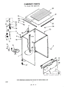 02 - Cabinet parts for Whirlpool SDF6000W0 / from AppliancePartsPros.com