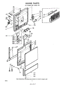 04 - Door parts for Whirlpool SDF6000W0 / from AppliancePartsPros.com