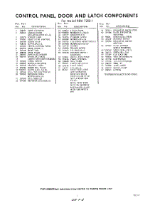 03 - Section parts for Whirlpool REM72001 / from AppliancePartsPros.com