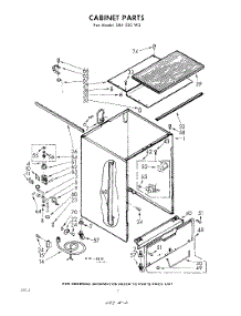 02 - Cabinet parts for Whirlpool SAF530W2 / from AppliancePartsPros.com