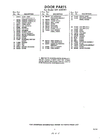 05 - Section parts for Whirlpool SDF6000W1 / from AppliancePartsPros.com