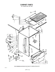 02 - Cabinet parts for Whirlpool SAF540W0 / from AppliancePartsPros.com