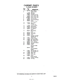 03 - Section parts for Whirlpool Dishwasher SHF5880P0 / from AppliancePartsPros.com