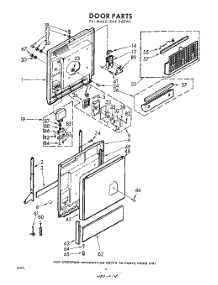 04 - Door parts for Whirlpool SAF540W1 / from AppliancePartsPros.com