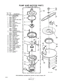 08 - Pump And Motor parts for Whirlpool SAF540W1 / from AppliancePartsPros.com