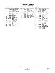 03 - Section parts for Whirlpool Dishwasher SHF5884P0 / from AppliancePartsPros.com