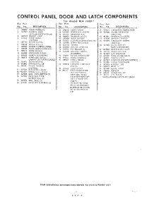 03 - Section parts for Whirlpool REM74001 / from AppliancePartsPros.com