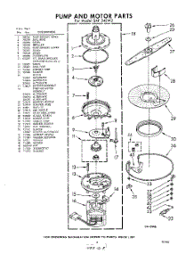 08 - Pump And Motor parts for Whirlpool SAF540W2 / from AppliancePartsPros.com
