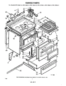 02 - Range parts for Whirlpool RYE38602 / from AppliancePartsPros.com