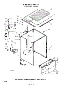 02 - Cabinet parts for Whirlpool SDF7000W0 / from AppliancePartsPros.com