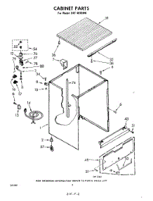 02 - Cabinet parts for Whirlpool Dishwasher SHF6000W0 / from AppliancePartsPros.com