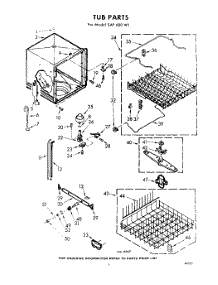 06 - Tub parts for Whirlpool SAF600W1 / from AppliancePartsPros.com