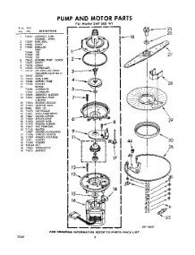 08 - Pump & Motor parts for Whirlpool SAF600W1 / from AppliancePartsPros.com