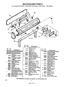 04 - Section parts for Whirlpool RYE39601 / from AppliancePartsPros.com