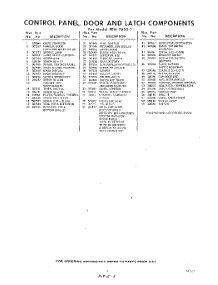 03 - Section parts for Whirlpool REM76001 / from AppliancePartsPros.com
