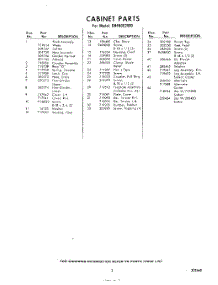 03 - Section parts for Whirlpool Dishwasher SHF6002W0 / from AppliancePartsPros.com