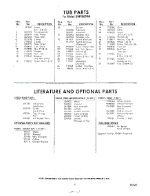 07 - Literature And Optional parts for Whirlpool Dishwasher SHF6002W0 / from AppliancePartsPros.com