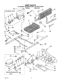05 - Unit parts for Whirlpool Refrigerator ET22PKXAN01 / from AppliancePartsPros.com